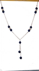 Blue Chain Necklace